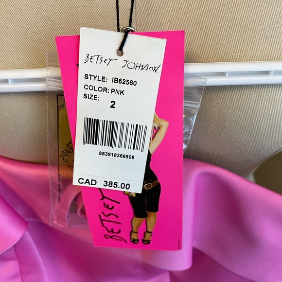 Strapless Vintage Betsy Johnson Dress - Size 2 - Picture 6 of 7